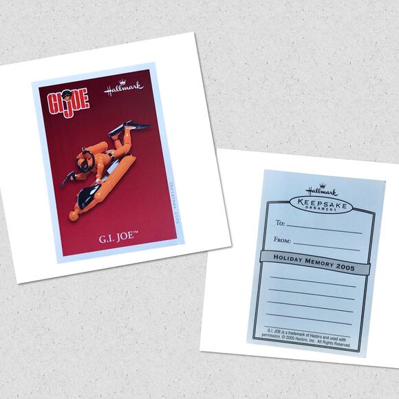 Hallmark G.I. Joe Sea Sled & Frogman Christmas Ornament Collectible 2005 - Picture 6 of 10